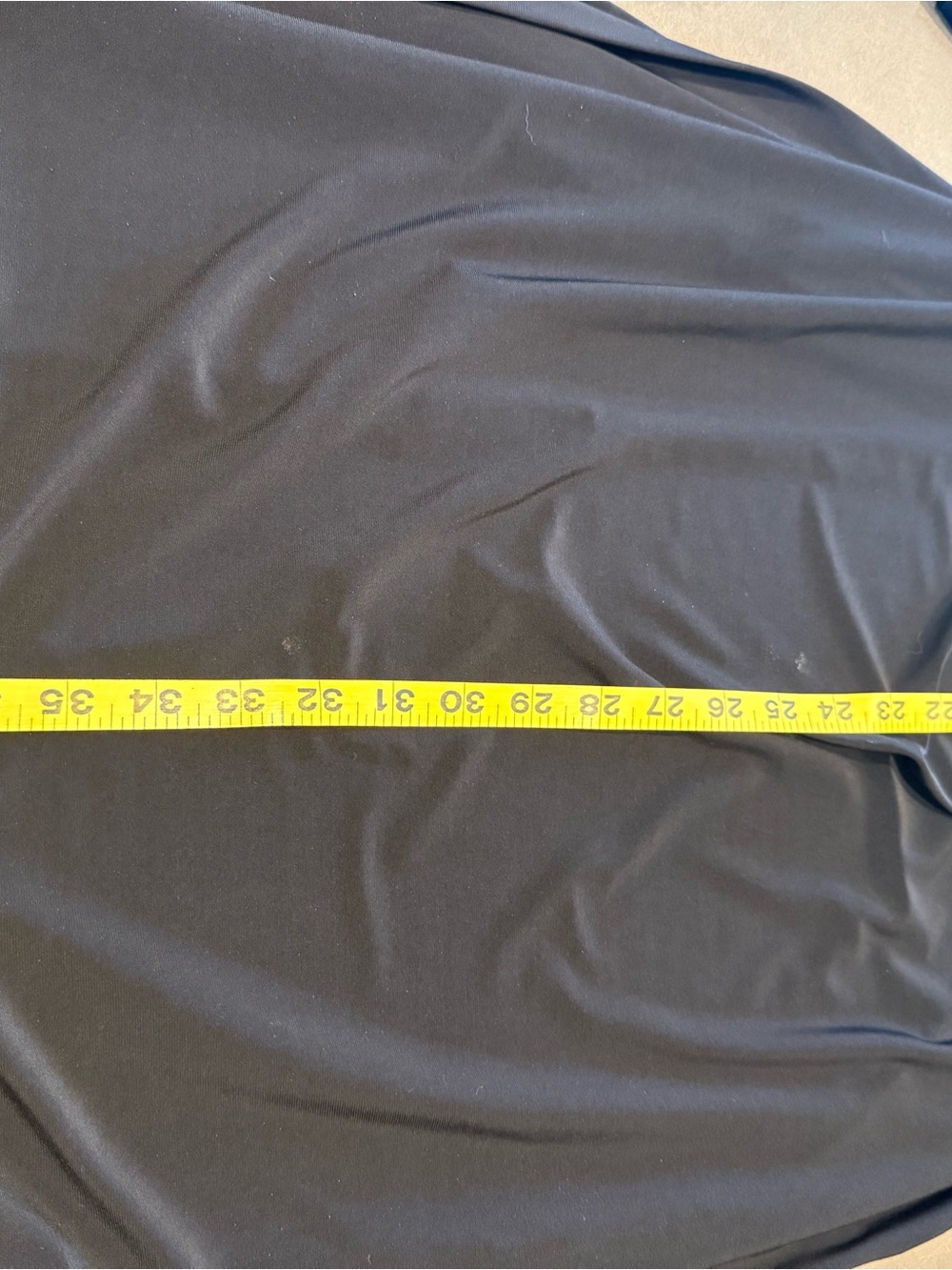 Anne Klein Black Faux Wrap-Style Knot Dress. - Picture 5 of 7